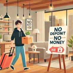 サブスク住居に住む男性
