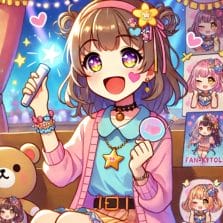 ファンの女の子
