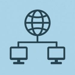 PCとネットワーク イメージイラスト