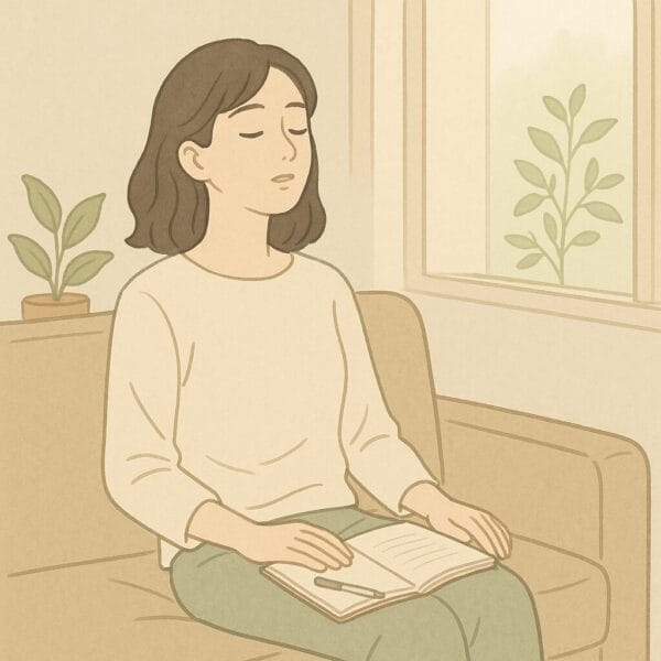 瞑想女性