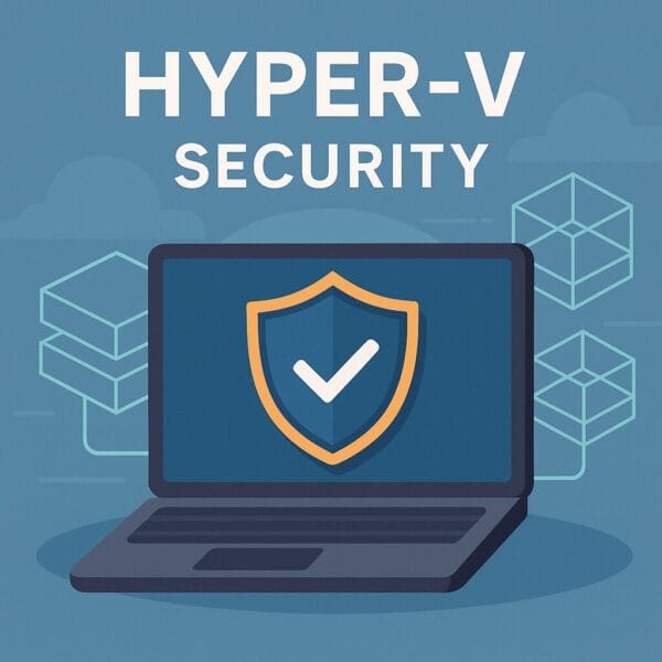Hyper-Vのセキュリティをイメージしたイラスト