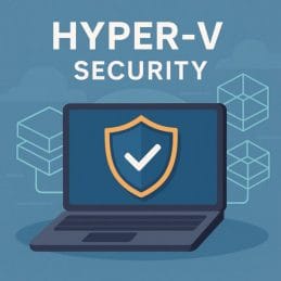 Hyper-Vのセキュリティをイメージしたイラスト