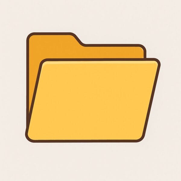 フォルダーイメージのイラスト